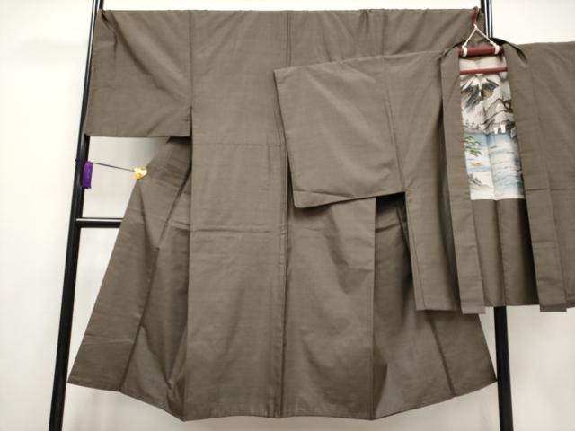 平和屋着物●極上 男性 本場大島紬 アンサンブル 亀甲柄 逸品 CYAA3226s5