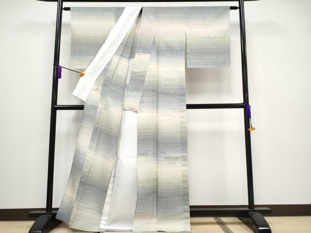 平和屋本店＊極上 夏物 夏赤城 手座繰り 根啓織物謹製 証紙付き 逸品 CYAA3235s5
