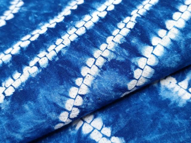 平和屋着物∴極上 夏物 浴衣 有松鳴海絞り 流水文 綿 逸品 未使用 CYAA3249s5