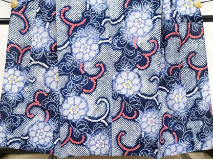 平和屋着物∴極上 夏物 浴衣 有松鳴海絞り 花唐草文 綿 逸品 CYAA3258s5