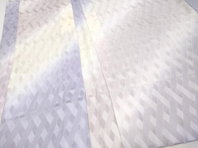 平和屋着物▽極上 スリーシーズン 春夏秋 塵除け 長羽織 網代紋紗 暈し染め 逸品 未使用 CYAA3260s5