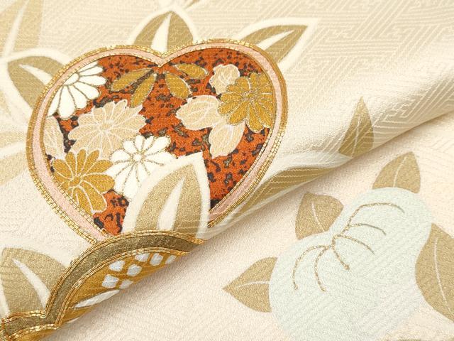 平和屋本店■極上　創業460年・千總　訪問着　駒刺繍　枝橘　金彩　肌色地　そごう扱い　逸品　未使用　CYAA3265s5