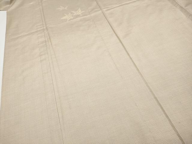 平和屋着物▽極上 色留訪問着 本場大島紬 白大島 単衣 楓 肌色地 丸宮織物謹製 証紙付き 逸品 CYAA3266s5