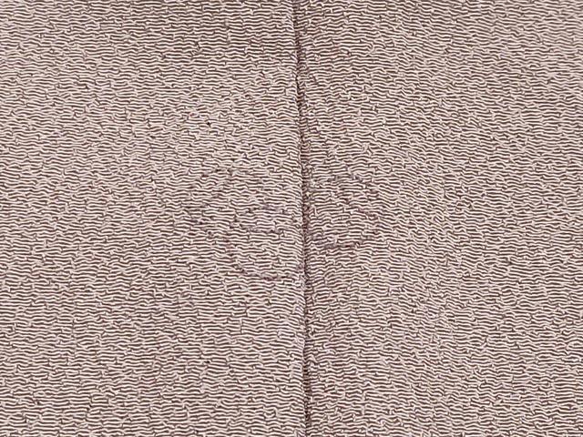平和屋着物●極上　洗える最高級着物　＜英＞はなぶさ謹製　色無地　薄柿色地　逸品　CYAA3272s5