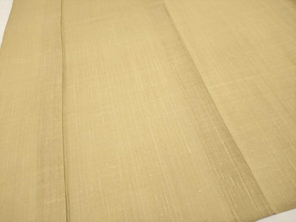 平和屋着物■極上　夏物　紗紬　手織　色無地　枯色地　伊と幸　反端付き　逸品　CYAA3276s5
