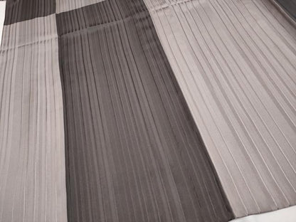 平和屋着物▽極上 小紋 単衣 変わり市松文様 反端付き 逸品 未使用 CYAA3279s5