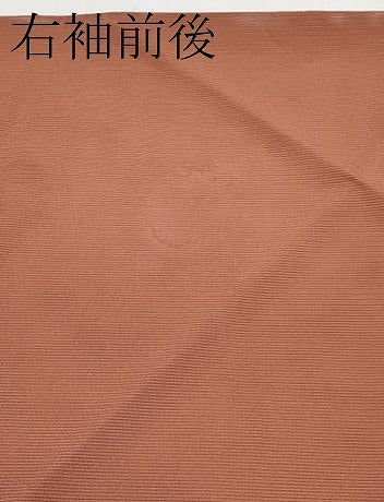 平和屋着物＊極上 夏物 男性 色無地 絽 洗朱色地 逸品 CYAA3280s5