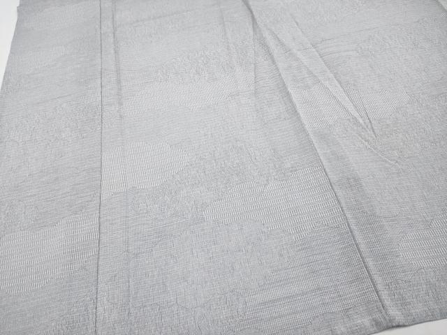 平和屋着物＊極上 夏物 江戸小紋 絽縮緬 雲重ね文 暁鼠色地 逸品 未使用 CYAA3286s5