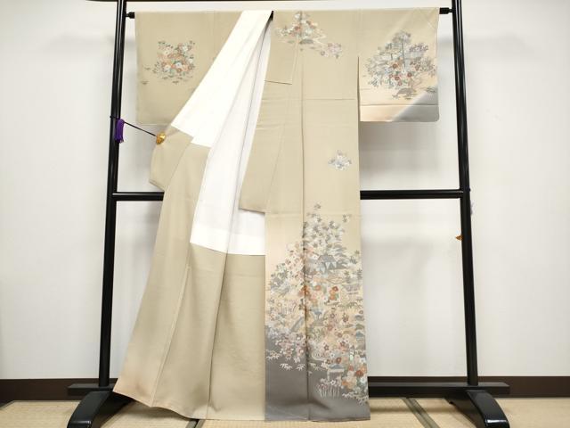 平和屋本店■極上　訪問着　呉県刺繍　総刺繍　御所解文　暈し染め　金糸　逸品　未使用　CYAA3288s5