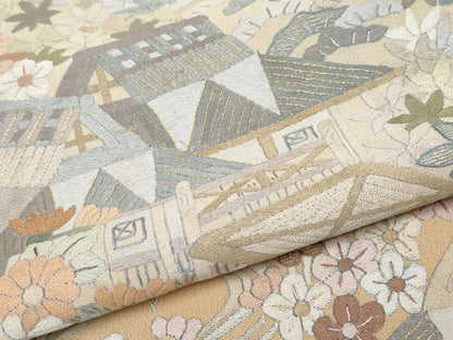 平和屋本店■極上　訪問着　呉県刺繍　総刺繍　御所解文　暈し染め　金糸　逸品　未使用　CYAA3288s5