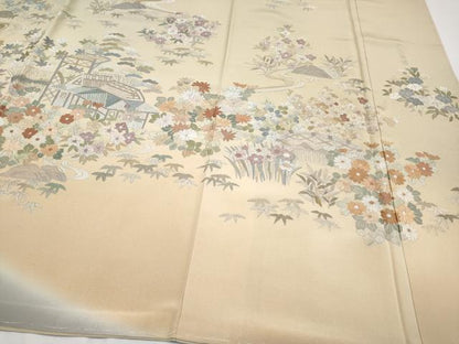 平和屋本店■極上　訪問着　呉県刺繍　総刺繍　御所解文　暈し染め　金糸　逸品　未使用　CYAA3288s5