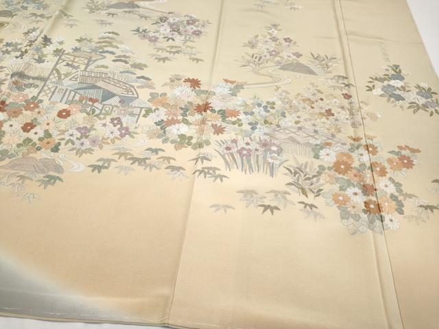 平和屋本店■極上　訪問着　呉県刺繍　総刺繍　御所解文　暈し染め　金糸　逸品　未使用　CYAA3288s5