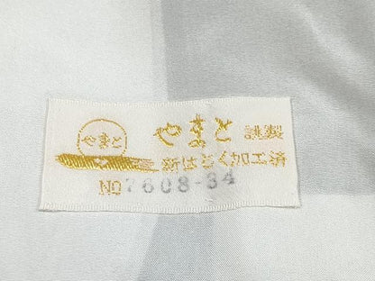 平和屋着物▽極上 小紋 単衣 抽象文 黒地 やまと金ラベル 逸品 CYAA3292s5