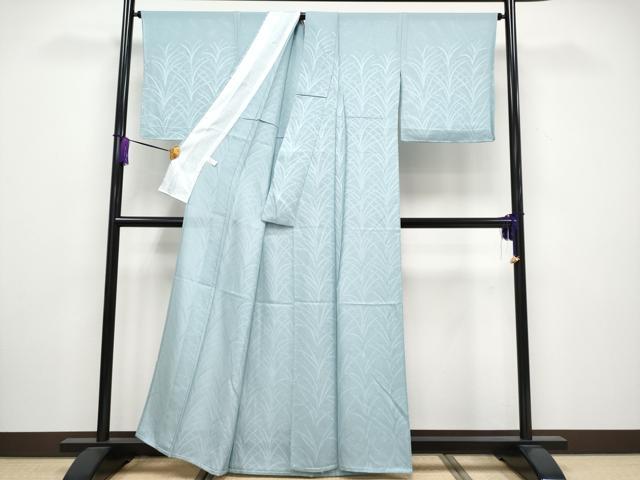 平和屋着物■極上　夏物　無地絵羽訪問着　草木紋紗　水色地　逸品　未使用　CYAA3293s5