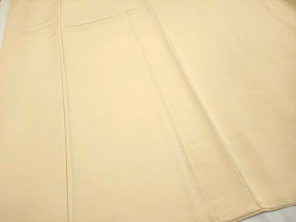 平和屋着物●極上　色無地　丁子色　逸品　未使用　CYAA3300s5