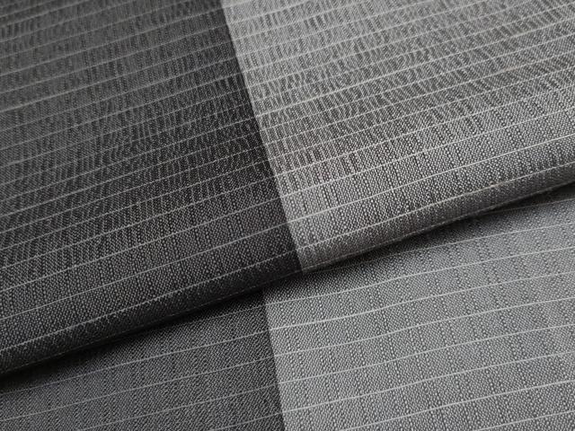 平和屋本店＊極上 夏物 本場縞大島紬 夏大島 間道 壽紬工房謹製 証紙付き 逸品 未使用 CYAA3321s5