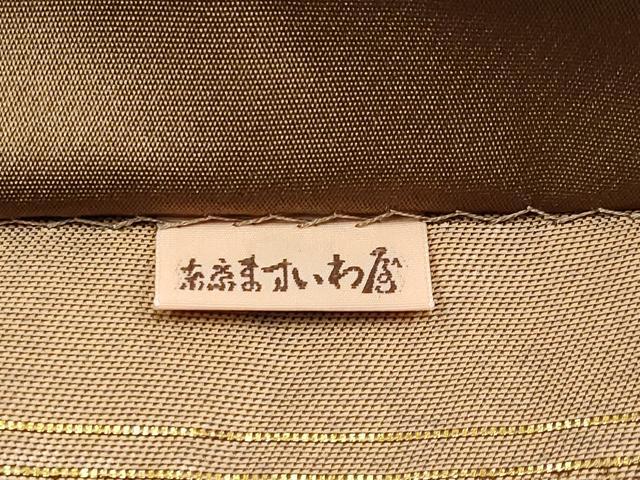 平和屋着物●極上　六通柄袋帯　唐織　西洋風景文　金糸　ますいわ屋扱い　逸品　CYAA3361s5