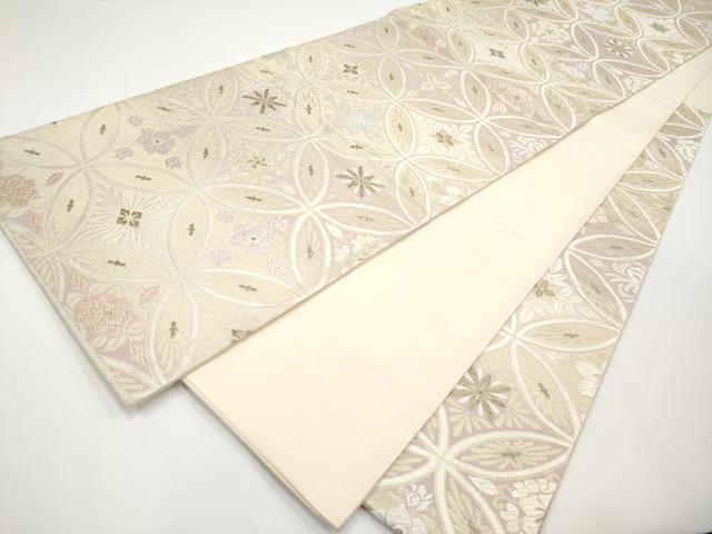 平和屋着物●極上 六通柄袋帯 新小石丸 唐織 御所華文 金糸 逸品 CYAA3394s5