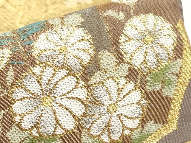 平和屋着物●極上　西陣　川島織物　六通柄　本袋帯　唐織　霞枝花文　本金箔　逸品　CYAA3400s5