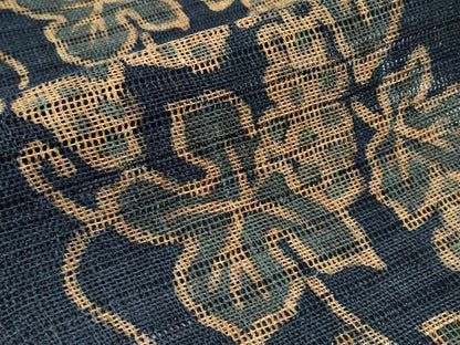 平和屋本店＊極上　夏物　古代原始布　科布　八寸名古屋帯　葡萄蔦の葉文　逸品　CYAA5082s6
