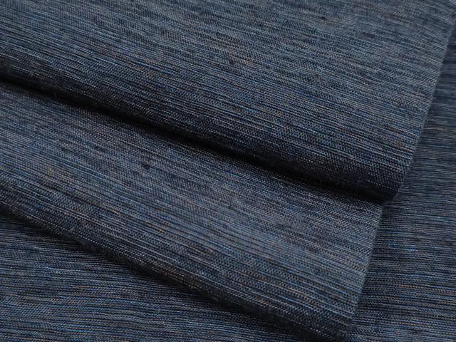 平和屋着物●極上　男性　紬　アンサンブル　濃紺地　逸品　CYAA3425s5