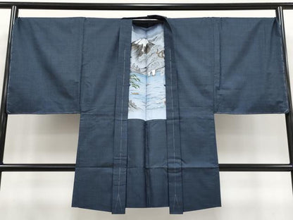 平和屋着物■極上　男性　本場大島紬　アンサンブル　キングサイズ　100亀甲　総詰め　逸品　未使用　CYAA3429s5
