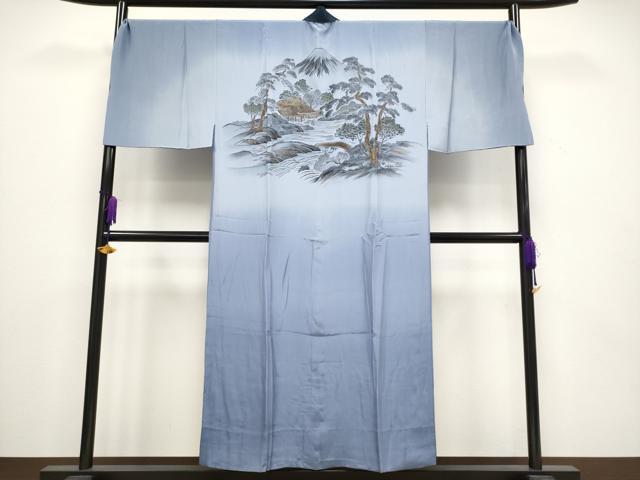 平和屋着物■極上　男性　本場大島紬　アンサンブル・長襦袢セット　キングサイズ　100亀甲　総詰め　逸品　CYAA3450s5