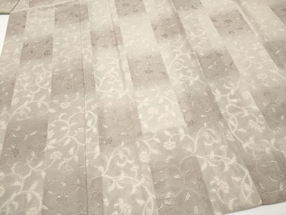 平和屋着物▽極上 スリーシーズン 春夏秋 塵除け 道中着・ショールセット ロング丈 紗 花唐草文 鈴乃屋扱い 逸品 CYAA3451s5