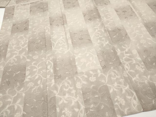 平和屋着物▽極上 スリーシーズン 春夏秋 塵除け 道中着・ショールセット ロング丈 紗 花唐草文 鈴乃屋扱い 逸品 CYAA3451s5
