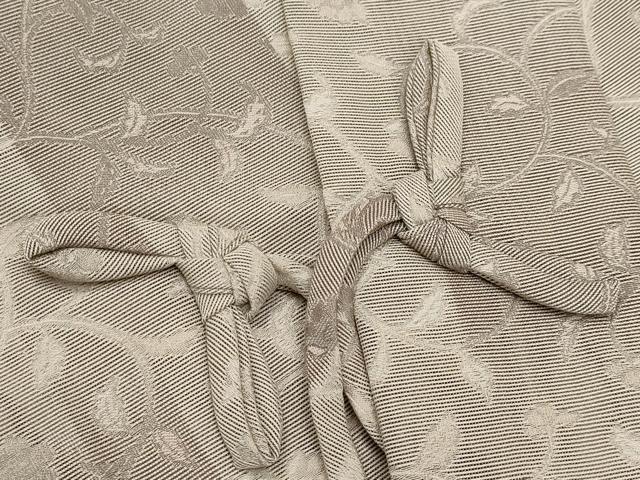 平和屋着物▽極上 スリーシーズン 春夏秋 塵除け 道中着・ショールセット ロング丈 紗 花唐草文 鈴乃屋扱い 逸品 CYAA3451s5