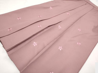 平和屋着物■極上　ファッションブランド hiromichi nakano ヒロミチナカノ 女性 行灯袴 総刺繍 舞桜 薄柿色 洗える着物 逸品 CYAA3455s5