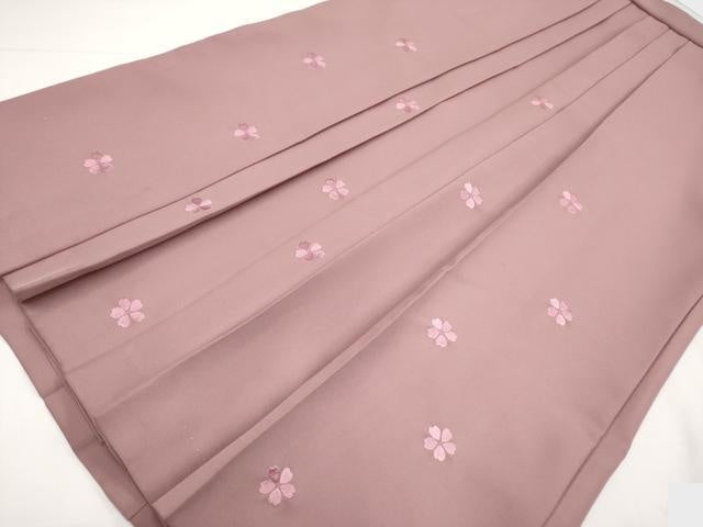 平和屋着物■極上　ファッションブランド hiromichi nakano ヒロミチナカノ 女性 行灯袴 総刺繍 舞桜 薄柿色 洗える着物 逸品 CYAA3455s5