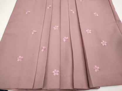 平和屋着物■極上　ファッションブランド hiromichi nakano ヒロミチナカノ 女性 行灯袴 総刺繍 舞桜 薄柿色 洗える着物 逸品 CYAA3455s5
