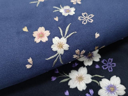 平和屋着物●極上 女性 行灯袴 総刺繍 桜 暈し染め 金糸 洗える着物 逸品 CYAA3456s5