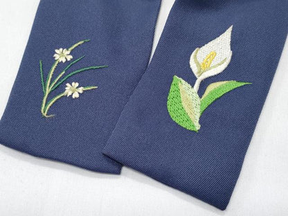 平和屋着物●極上 女性 行灯袴 総刺繍 桜 暈し染め 金糸 洗える着物 逸品 CYAA3456s5