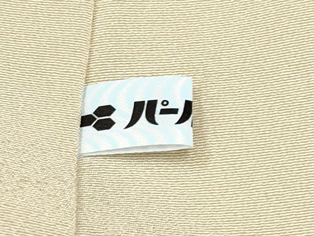 平和屋本店■極上　本加賀友禅作家　百貫華峰　訪問着　花鳥文　暈し染め　薄香色地　逸品　CYAA3548s5