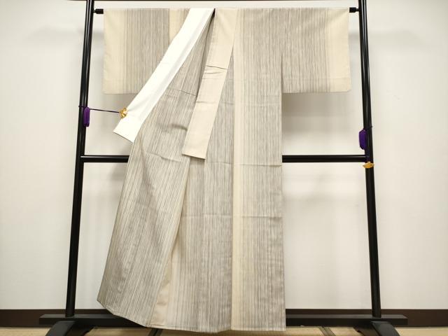 平和屋着物■極上　本塩沢　やまだ織　200色　単衣　逸品　CYAA3552s5