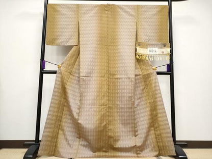 平和屋本店＊極上 夏物 伝統工芸品 都花くら 花織 紬 絽紗織 証紙付き 逸品 CYAA3561s5