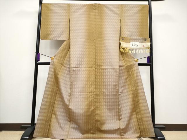 平和屋本店＊極上 夏物 伝統工芸品 都花くら 花織 紬 絽紗織 証紙付き 逸品 CYAA3561s5
