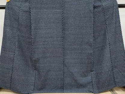 平和屋本店■極上　久留米絣　単衣　鱗文様　綿　逸品　CYAA3567s5