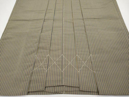 平和屋着物●極上 男性 馬乗り袴 縞 逸品 未使用 CYAA3579s5