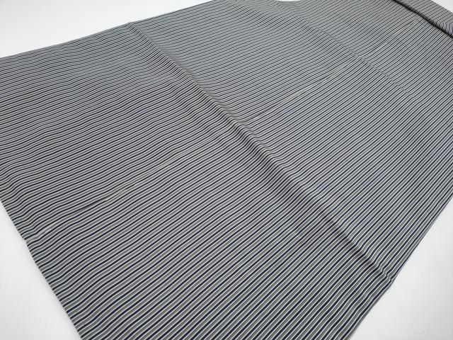 平和屋着物●極上 男性 本草木染 鶴城平 馬乗り袴 縞 逸品 未使用 CYAA3580s5