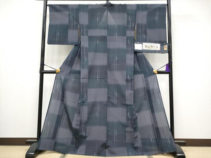 平和屋着物＊極上 夏物 明石ちぢみ 証紙付き 逸品 CYAA3616s5