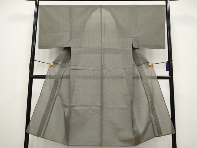 平和屋着物＊極上 夏物 男性 紗紬 色無地 樺茶色地 逸品 CYAA3630s5
