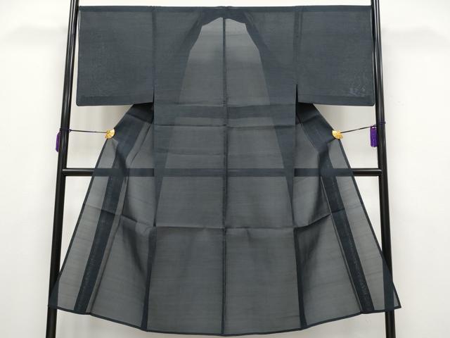 平和屋着物＊極上 夏物 男性 本場大島紬 夏大島 亀甲柄 濃紺地 逸品 CYAA3631s5