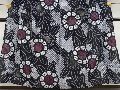 平和屋着物∴極上 夏物 浴衣 有松鳴海絞り 舞花文 綿 逸品 CYAA3646s5
