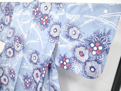 平和屋着物∴極上 夏物 浴衣 有松鳴海絞り 草花文 綿 逸品 CYAA3653s5