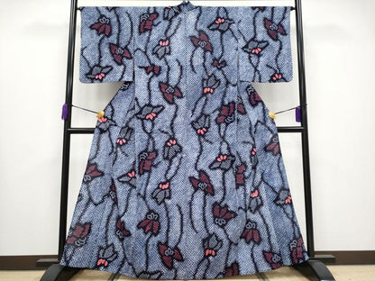 平和屋着物∴極上 夏物 浴衣 有松鳴海絞り 桐 綿 逸品 未使用 CYAA3661s5
