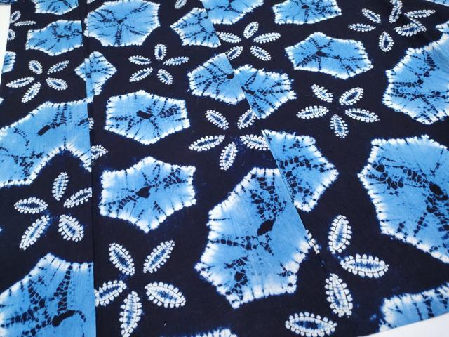 平和屋着物∴極上 夏物 浴衣 有松鳴海絞り 舞花文 綿 逸品 CYAA3662s5