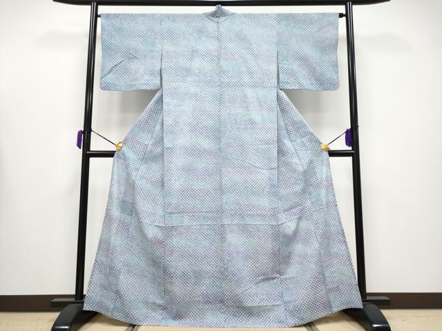 平和屋着物■極上　夏物　浴衣　有松鳴海絞り　霞文　綿　逸品　CYAA3663s5